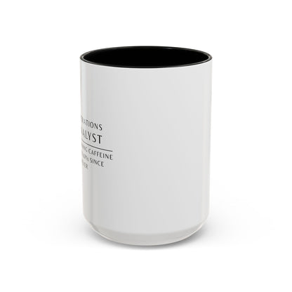 Operations Analyst Coffee Mug – “Turning Caffeine Into KPIs Since...Forever”