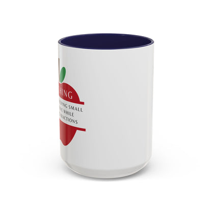 Teacher Coffee Mug – “The art of keeping small humans alive while explaining fractions”