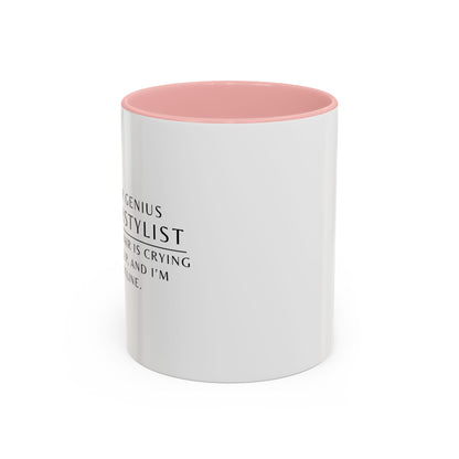 Hairstylist Mug – “Your Hair Is Crying for Help, and I’m the Hotline.”