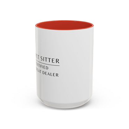 Pet Sitter Coffee Mug – “Certified Treat Dealer.”
